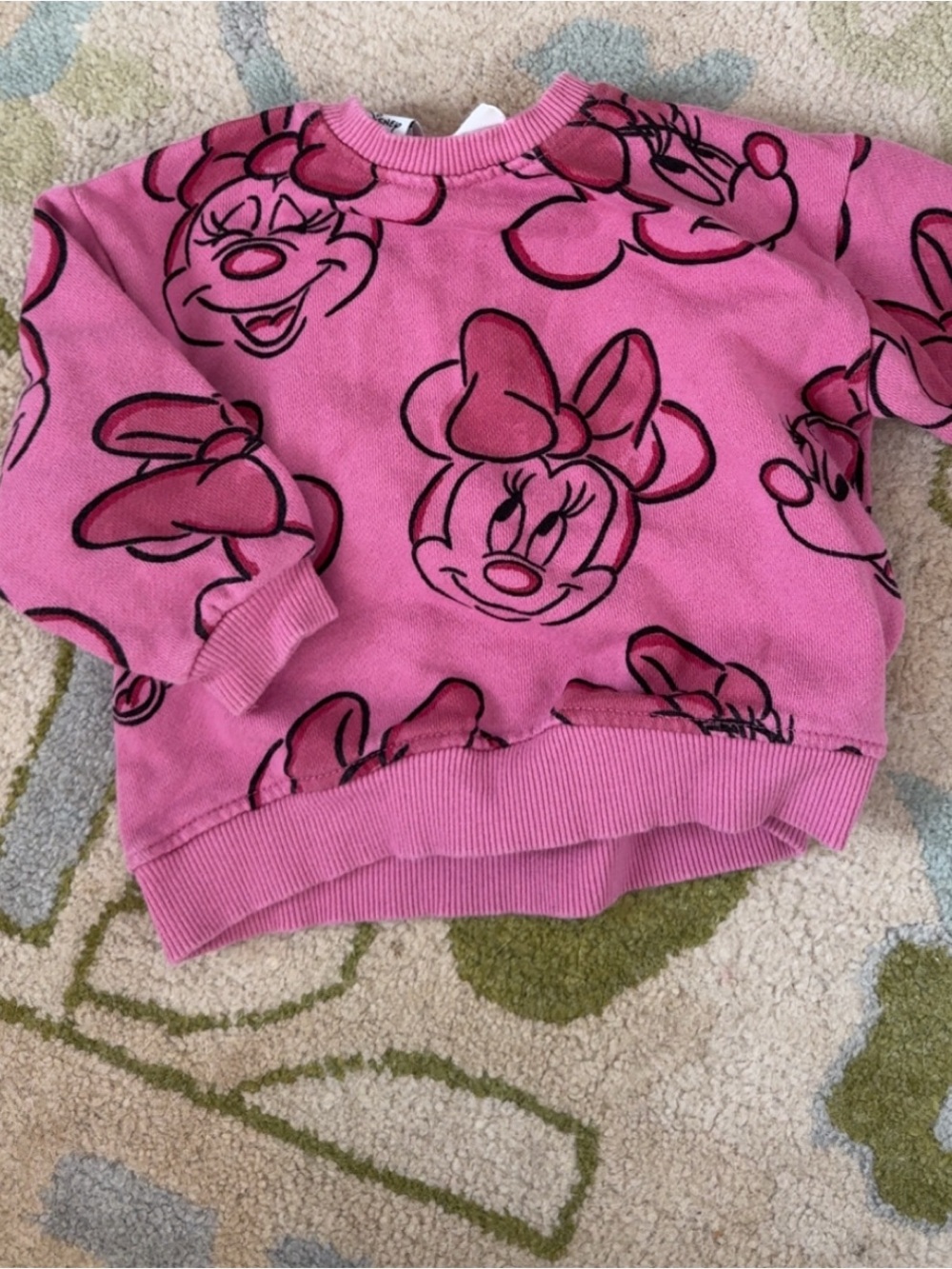 Zara Pink Minnie Mouse Sweatshirt - Kids